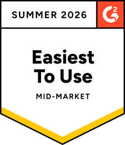 G2 Easiest to Use — Mid-Market