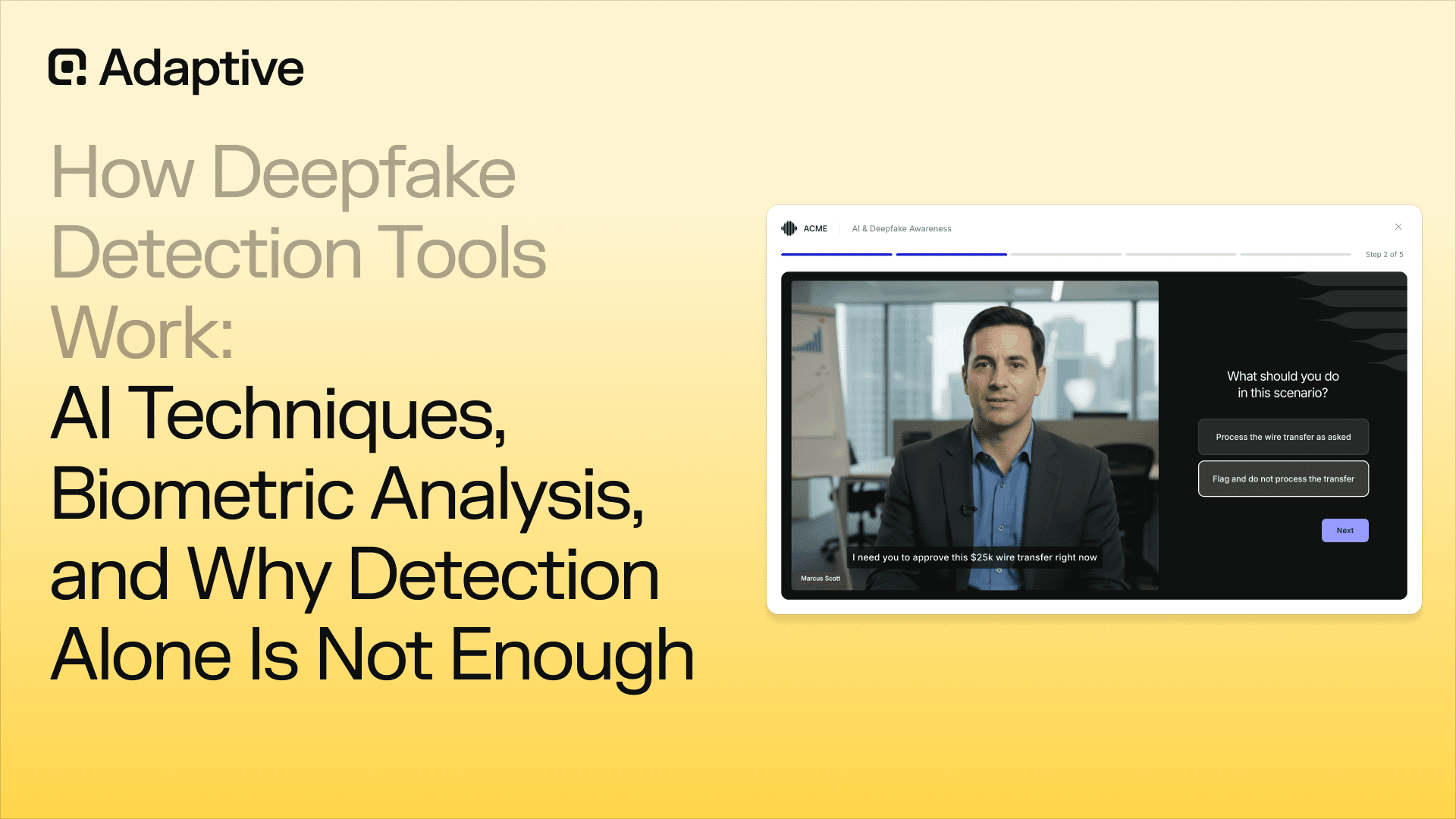 How Deepfake Detection Tools Work: AI Techniques, Biometric Analysis, and Why Detection Alone Is Not Enough