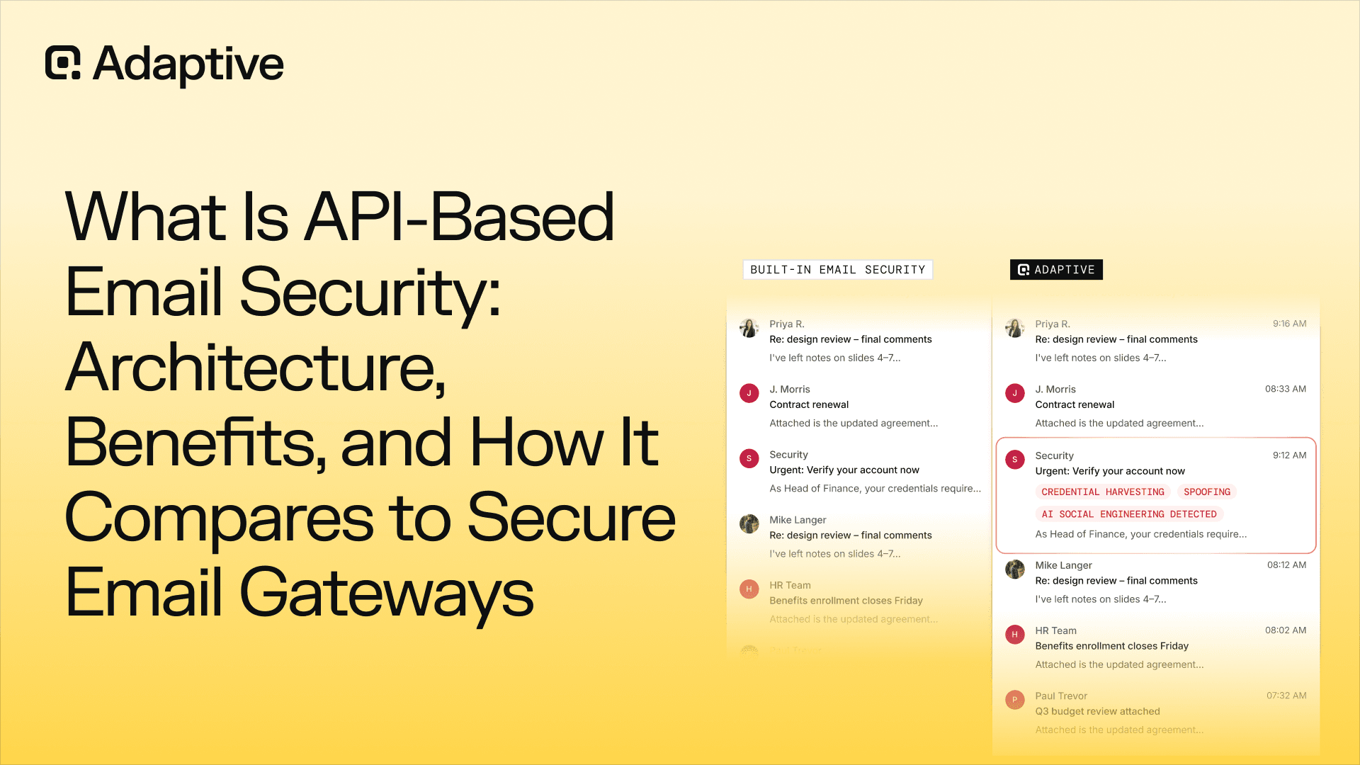 What Is API-Based Email Security: Architecture, Benefits, and How It Compares to Secure Email Gateways