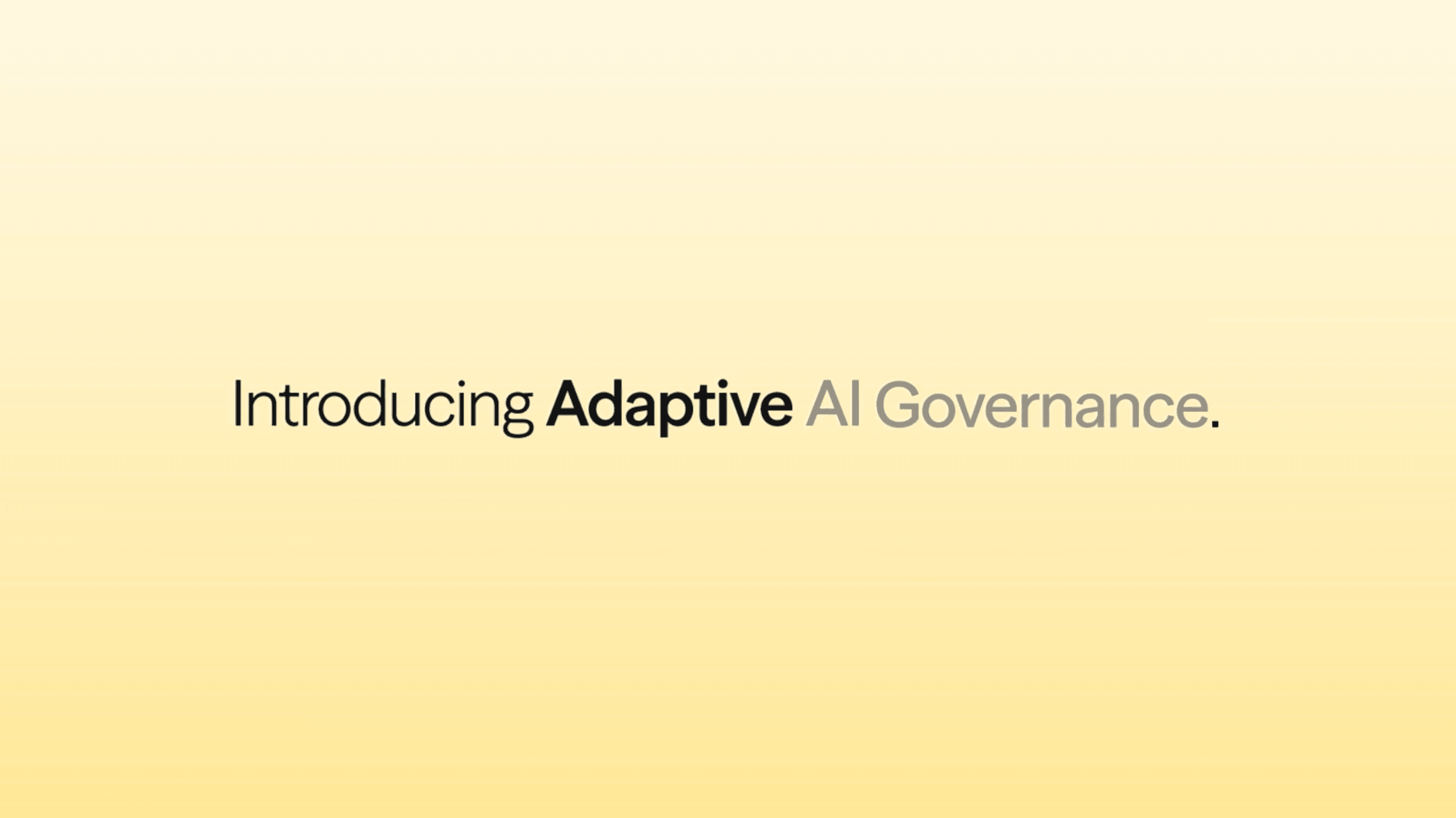 New Release: Adaptive AI Governance (Beta)
