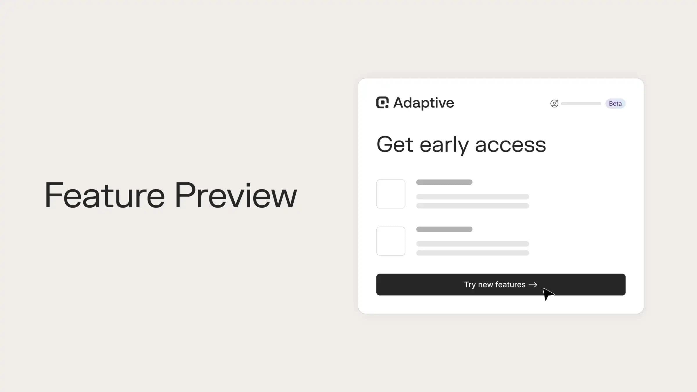 New Release: Feature Preview