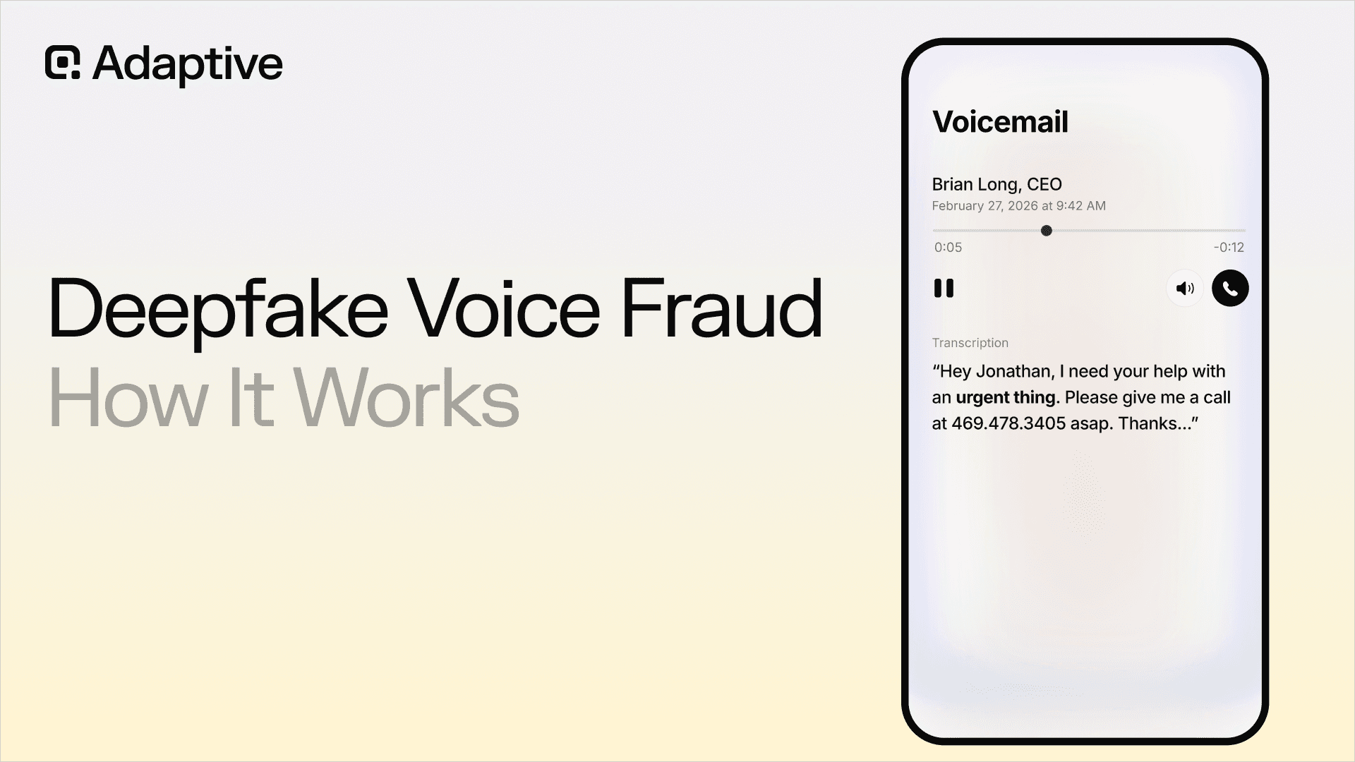 Deepfake Voice Fraud: How AI Voice Cloning Fraud Works and How to Stop It