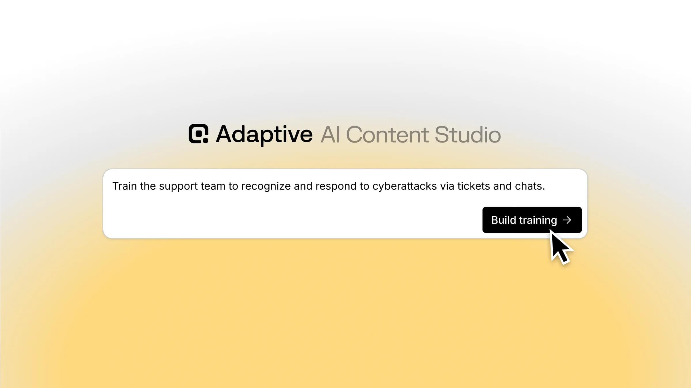 New Release: Adaptive's AI Content Studio
