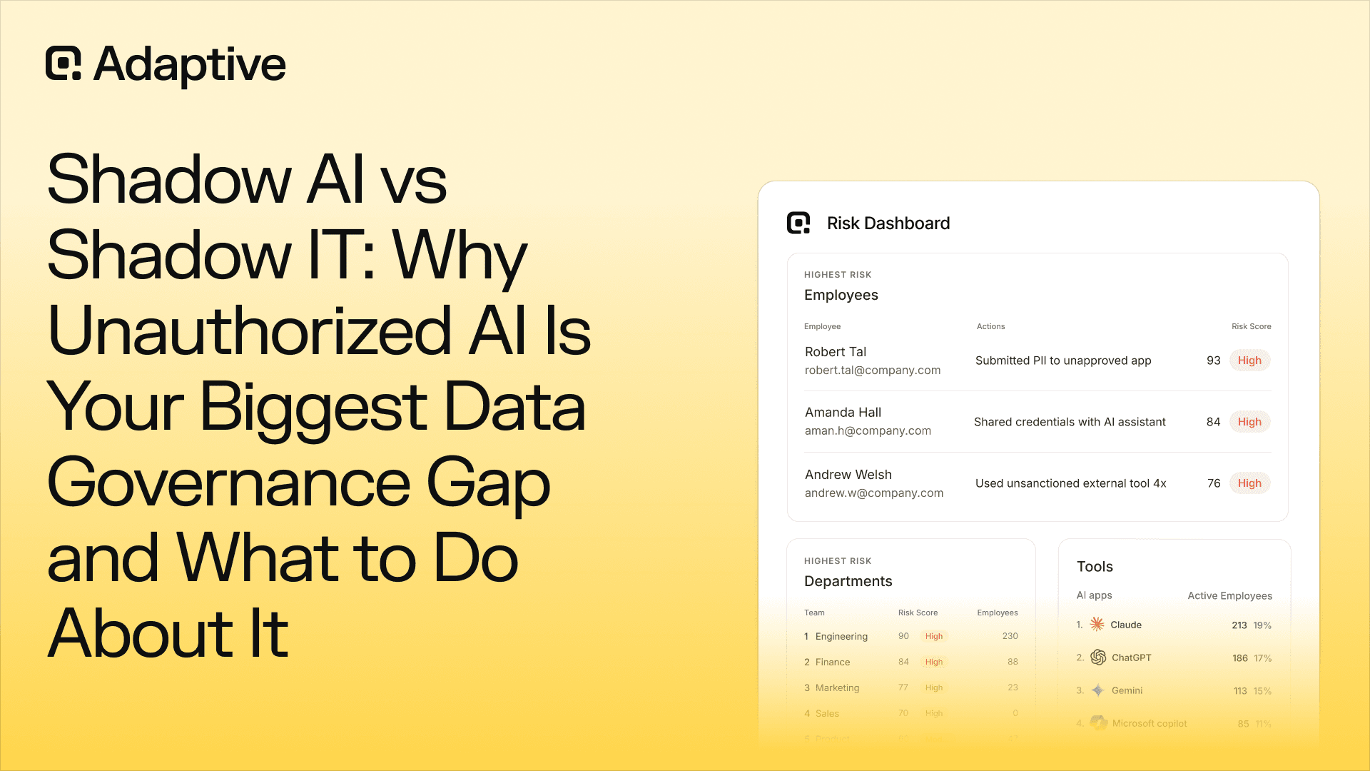 Shadow AI vs Shadow IT: Why Unauthorized AI Is the Biggest Data Governance Gap and What to Do About It