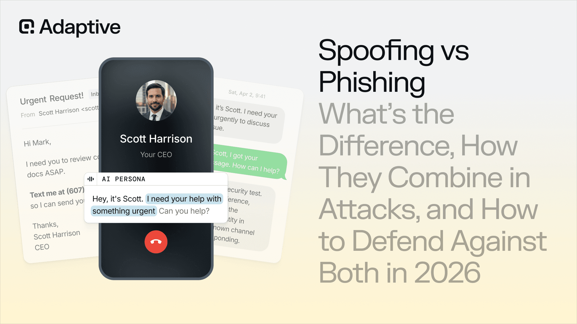 Spoofing vs Phishing: What's the Difference, How They Combine in Attacks, and How to Defend Against Both in 2026