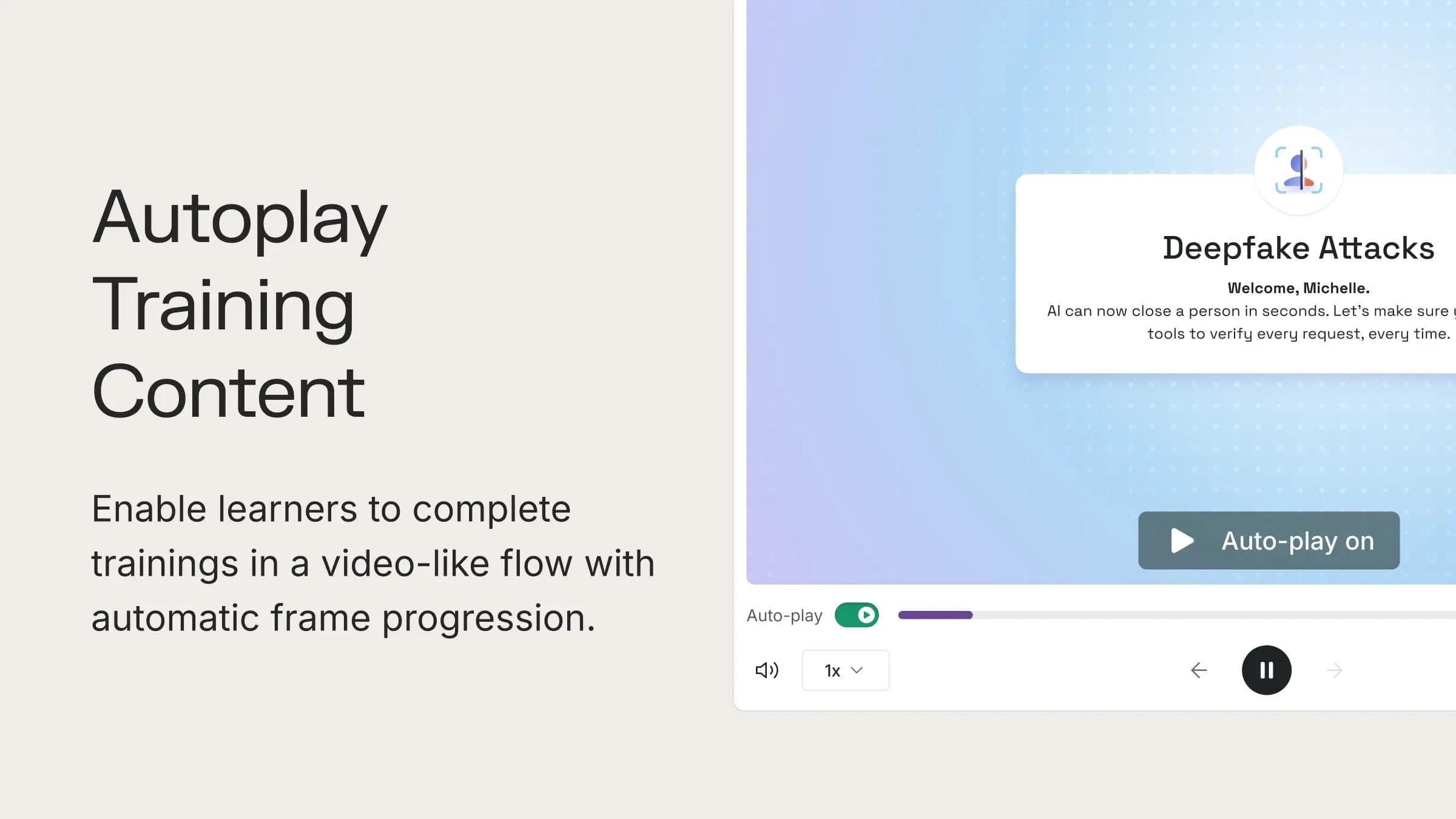 New Release: Autoplay Training Content