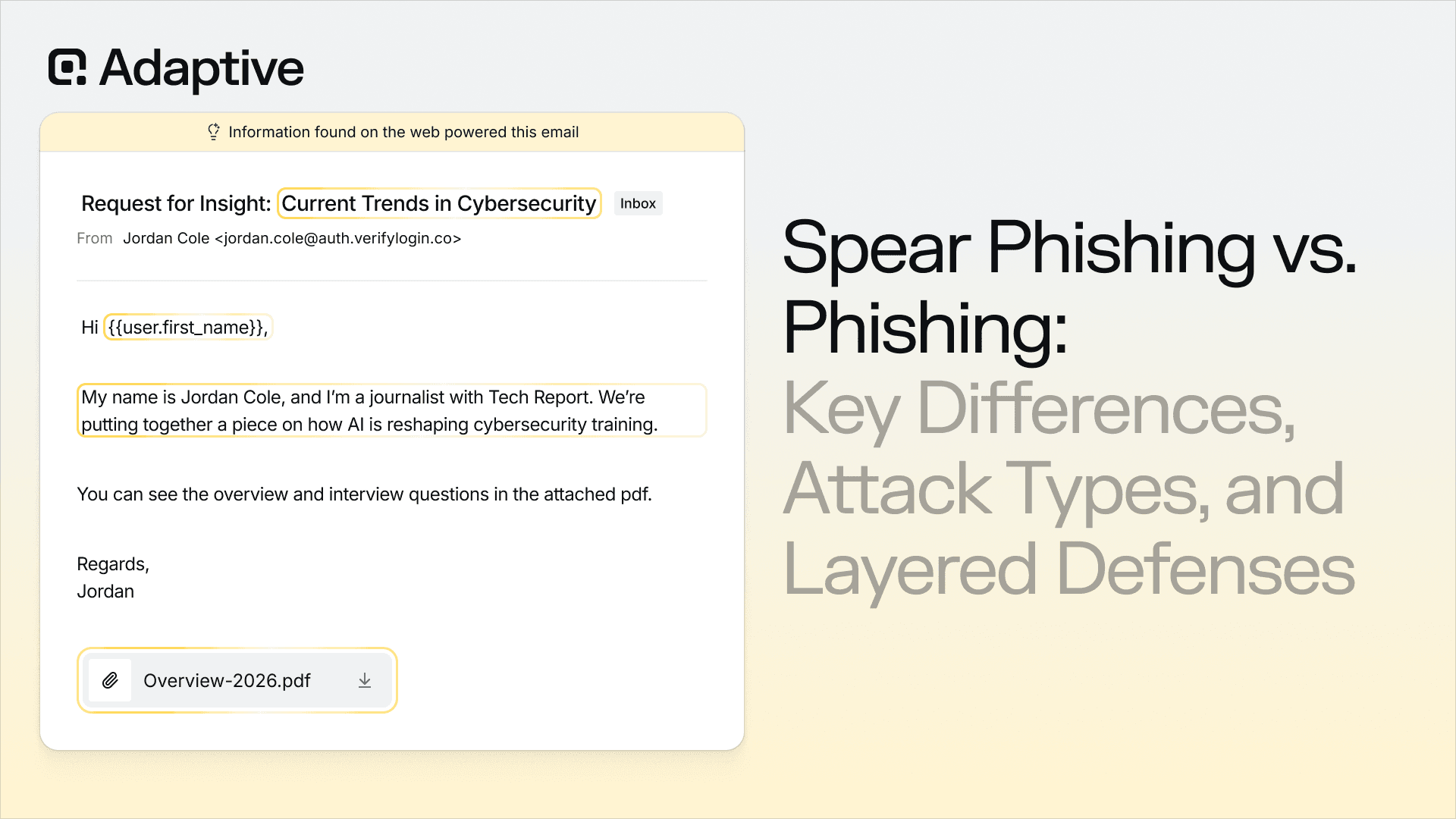 Spear Phishing vs. Phishing: Key Differences, Attack Types, and Layered Defenses
