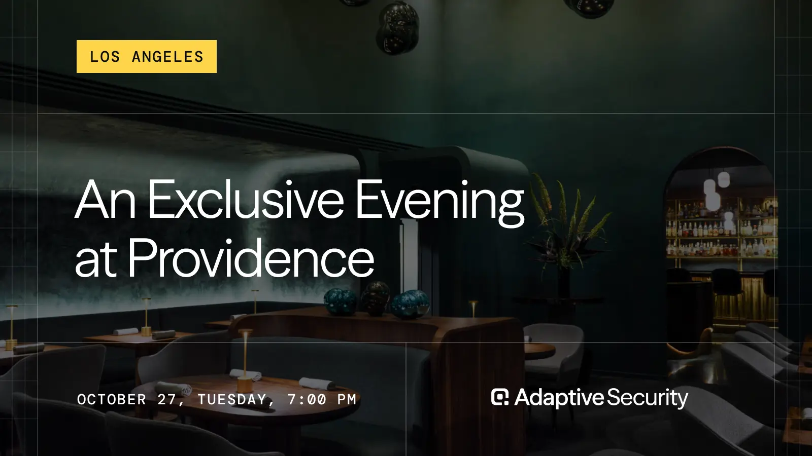 An Exclusive Evening at Providence