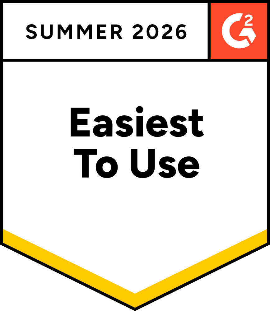 G2 Easiest To Use, Summer 2026